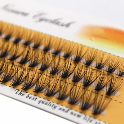 Wispy Flare C Curl Soft Faux Mink Hair False Eyelashes Individual Eye Lashes • £3.23