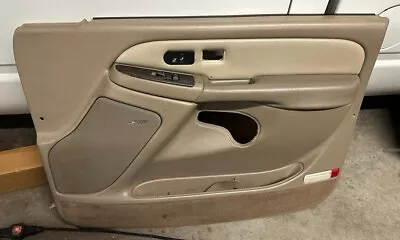 2003 - 2007 GMC Yukon Denali Passenger Door Panel OEM Chevy Tan Neutral OEM Trim • $150