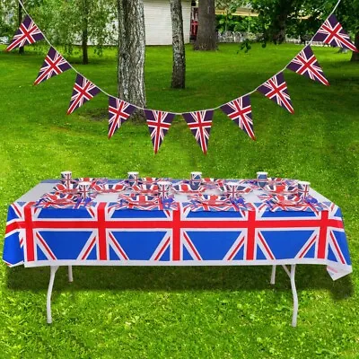 Union Jack Street Party Decorations King Charles III Coronation Royal Party • £6.08