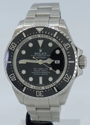 Rolex 116660 Steel Auto 44mm 1st Gen Oyster Perpetual DeepSea On Oyster W/B&P • $18200