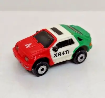 Micro Machines Lights Merkur Xr4Ti Green/White/Red 1989 Galoob - FREE SHIPPING • $11.95