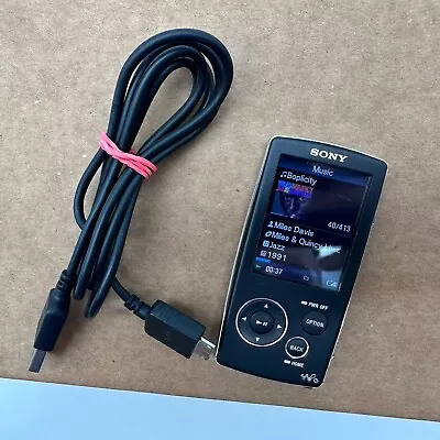 Sony NWZ-A818 Walkman Used Black Digital Media Player Music Device Working Clean • $44.95