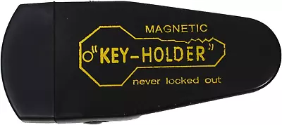 Hide A Key Under Car Magnet Key Case Large Black • $14.99