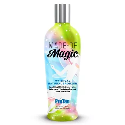 £12.50 • Buy Pro Tan Made Of Magic Natural Bronzing Sunbed Tanning Accelerator Cream Lotion