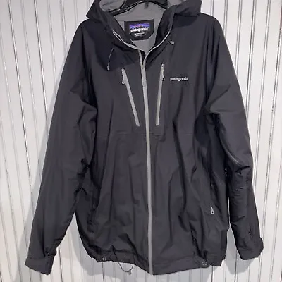 Patagonia Men’s Triolet Jacket Black XL RN51884 Excellent Condition $448 Hooded • $199