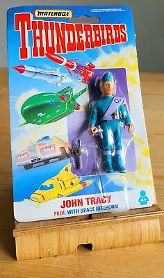 £19.99 • Buy Matchbox 1994 THUNDERBIRDS JOHN TRACY Pilot; With Space Intercom New On C9 Card
