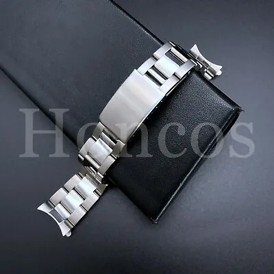 19mm Oyster Watch Band Bracelet Fits For Rolex Air King 1500 5500 Stainless Sil • $24.99