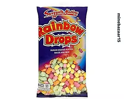 Swizzles Matlow Rainbow Drops Large Bag (Box Of 24) | UK Free Dispatch • £14.90