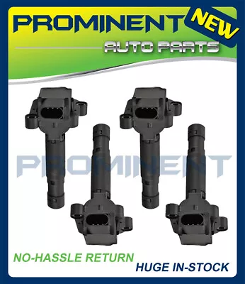 4 Ignition Coils Replacement For 2003 2004 2005 Mercedes-Benz C230 1.8L L4 UF555 • $41.95