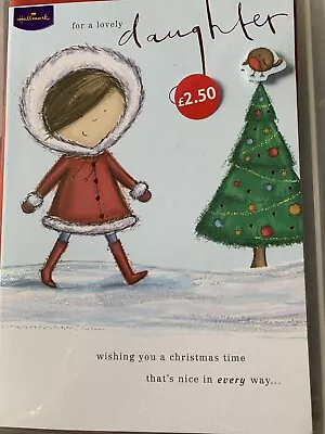 Daughter Christmas Card Hallmark • £1.30