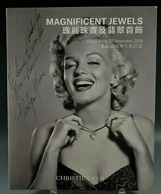 Christie's Catalog Magnificent Jewels Hong Kong 11/27/2018 Marilyn Monroe • $70.63