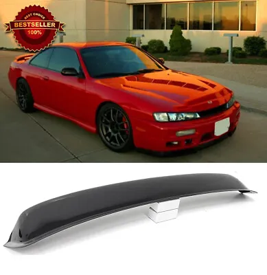 Rear Roof Spoiler Visor Deflector Vent Sun Rain Wing Shade For 95-98 240sx S14 • $51.99