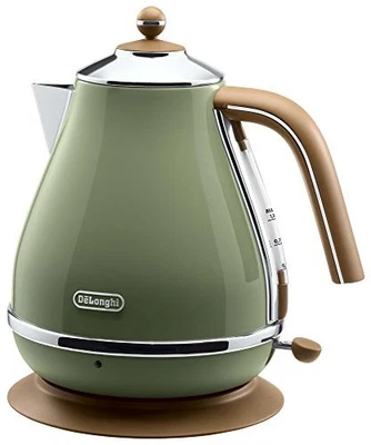 $304.01 • Buy Delonghi Electric Kettle 1.0L ICONA Vintage Collection KBOV1200J-GR Olive Green