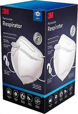 3M 9123 EN25 P2 Disposable Face Masks Particulate Respirator 25/Pack • $27.99