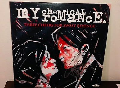 Frank Iero My Chemical Romance Three Cheers For Sweet Revenge Signed Vinyl PSA A • $399.99