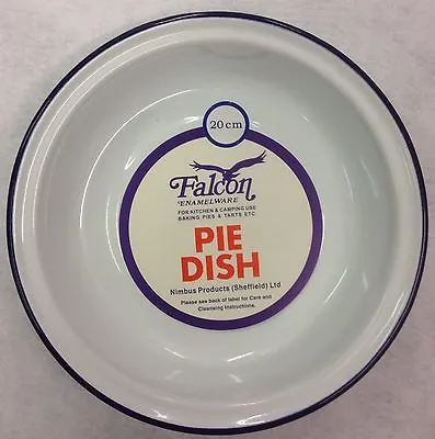 Falcon Enamel Round Pie Dish 20cm • £7