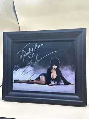 Elvira (Cassandra Peterson) Signed Autograph- Framed 8x10 • $99.99