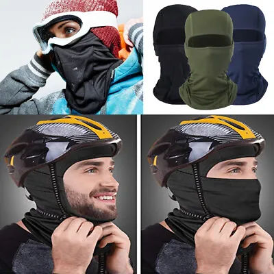 Tactical Balaclava Face Mask Neck Gaiter UV Protector Motorcycle Hood Men Women • $7.99