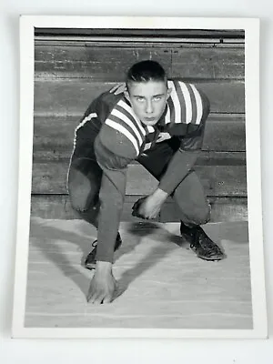 Vintage Original FOUND PHOTO Photograph Snapshot Football Player Ennis Montana • $14.50