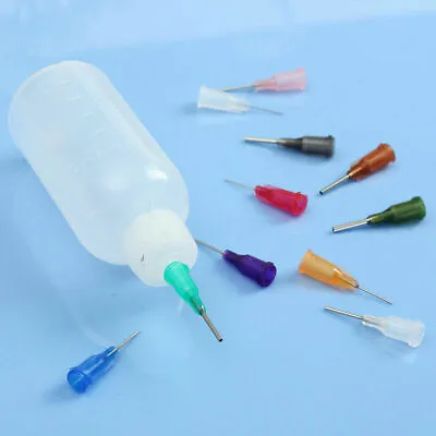 $1.98 • Buy Plastic Alcohol Bottle For Dispenser Rosin Solder Flux Liquid With 11Pcs Needles