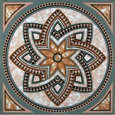 Mosaic Vinyl Floor Tile 40 Pcs Self Adhesive Flooring - Actual 12'' X 12'' • $51.99