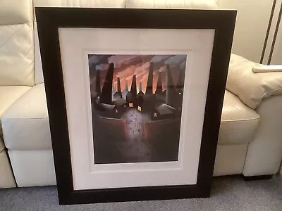 £325 • Buy MacKenzie Thorpe IN AND OUT OF WORK, Framed  Limited Edition Print With COA.