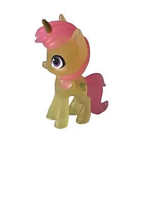 MLP My Little Pony Snow Party Advent Countdown Yellow Unicorn Figure NEW • $4.95