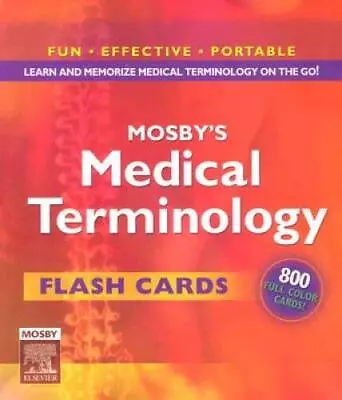 Mosby's Medical Terminology Flash Cards 1e - Cards By Mosby - GOOD • $15.20