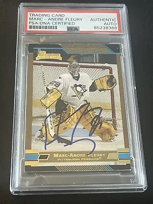 Marc-Andre Fleury Signed 2003-04 Bowman Gold Rookie Card Psa Encapsulated Ip • $249.95