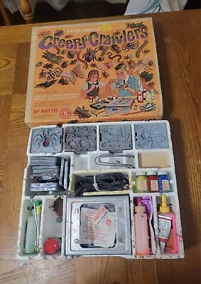 Vintage 1964 Mattel Thingmaker Creepy Crawlers With 18 Molds In Original Box • $43