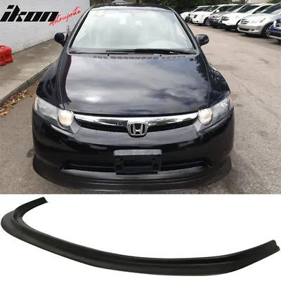 Fits 06-08 Honda Civic FA5 4Dr Sedan Ikon Aero DP Front Lip Bumper Splitter • $84.99