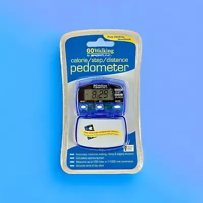 Go Walking By Sportline Calorie Step Distance Pedometer • $9.99