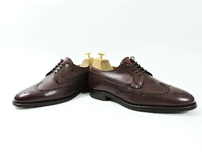 Crockett & Jones Mens Shoes Brogues Tan Calf UK 6 F US 7 EU 40 V Minor Use • $480.57