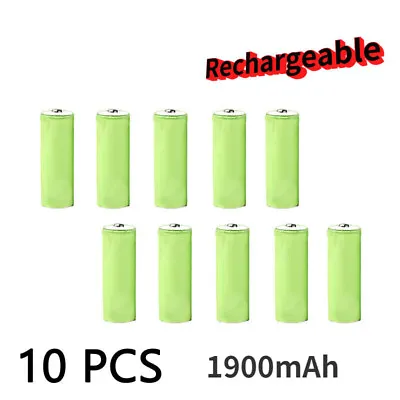 10 PCS Rechargeable Camera Li-lon Battery For Panasonic 1900mAh NCR18500A 18500 • £112.78