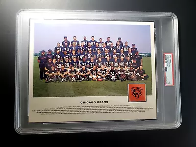 1962 Tang Team Photos - Chicago Bears - Psa 3 - Mike Ditka - Only One Psa Graded • $299.99