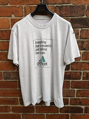 £12.99 • Buy Vintage 90s Adidas Equipment Slogan T-Shirt. Medium/Large. 22  PTP.