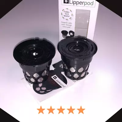 K-Cup Reusable Coffee Filter Keurig Lipperpod (Set Of 2) NEW IN BOX • $7.99