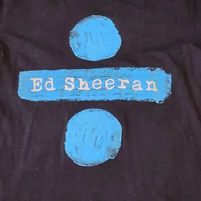 Ed Sheeran Divide Tour Tee MEDIUM Music Guitarist Asia Australia Dubai Europe • $65