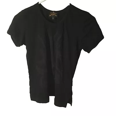 Vivienne Westwood Anglomania Women's Short Sleeve Shirt Black Size Medium M Med • $120