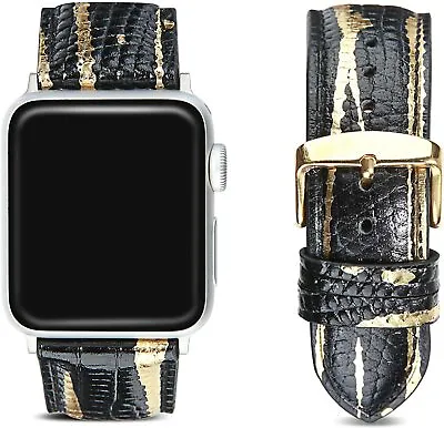 $32.26 • Buy Genuine Leather Apple Watch Band For IWatch Series 8 7 6 5 4 3 SE 42/44/41/45mm