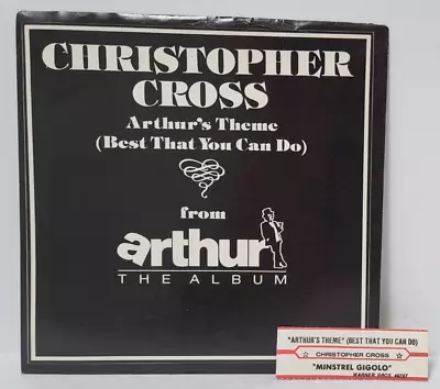 CHRISTOPHER CROSS Arthur's Theme 45 RPM Picture Sleeve ONLY + Jukebox Strip *D7 • $4.50