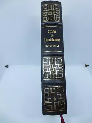 Crime And Punishment Leather Bound & Gilt 1980 Easton Press Fyodor Dostoevsky • £31.66