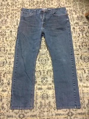 DENIZEN LEVI'S Men's Slim Straight Fit 232 Blue Jeans Size 36x30 • $19.99