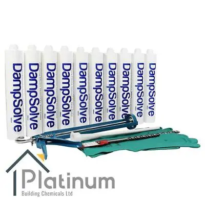£77.10 • Buy DAMPSOLVE Damp Proof Cream Kit (10 X 380ml Kit) | DPC Course Injection Treatment