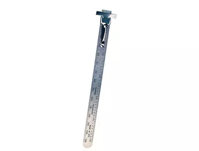 6 In. Pocket Ruler Small Design Stainless Steel Decimal Equivalent NEW • $4.89