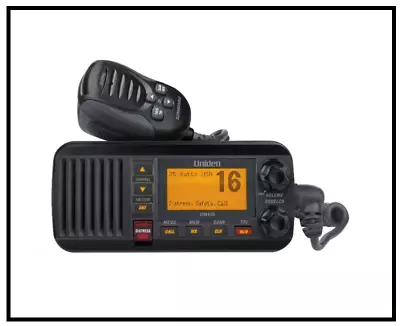 UNIDEN - UM435 Fixed Mount VHF 25W Marine Radio - 3.53 Pounds • $119.97