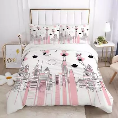 Apis Florea Romantic British Style Quilt Duvet Cover Set Bedroom Decor Twin • $67.99