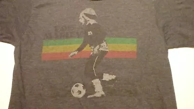 Bob Marley Playing Soccer T-Shirt Size Medium Super Soft • $18