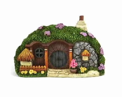 Miniature Fairy Garden 4.5  Troll House W/ Moss Roof & Flowers - Buy 3 Save $5 • $22.75