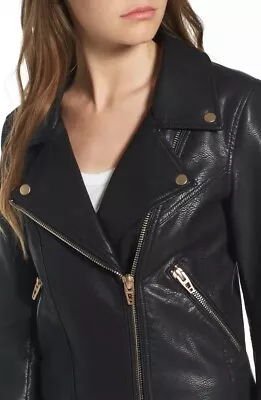 NEW BLANKNYC Life Changer Moto Jacket - Black - XS • $89.99